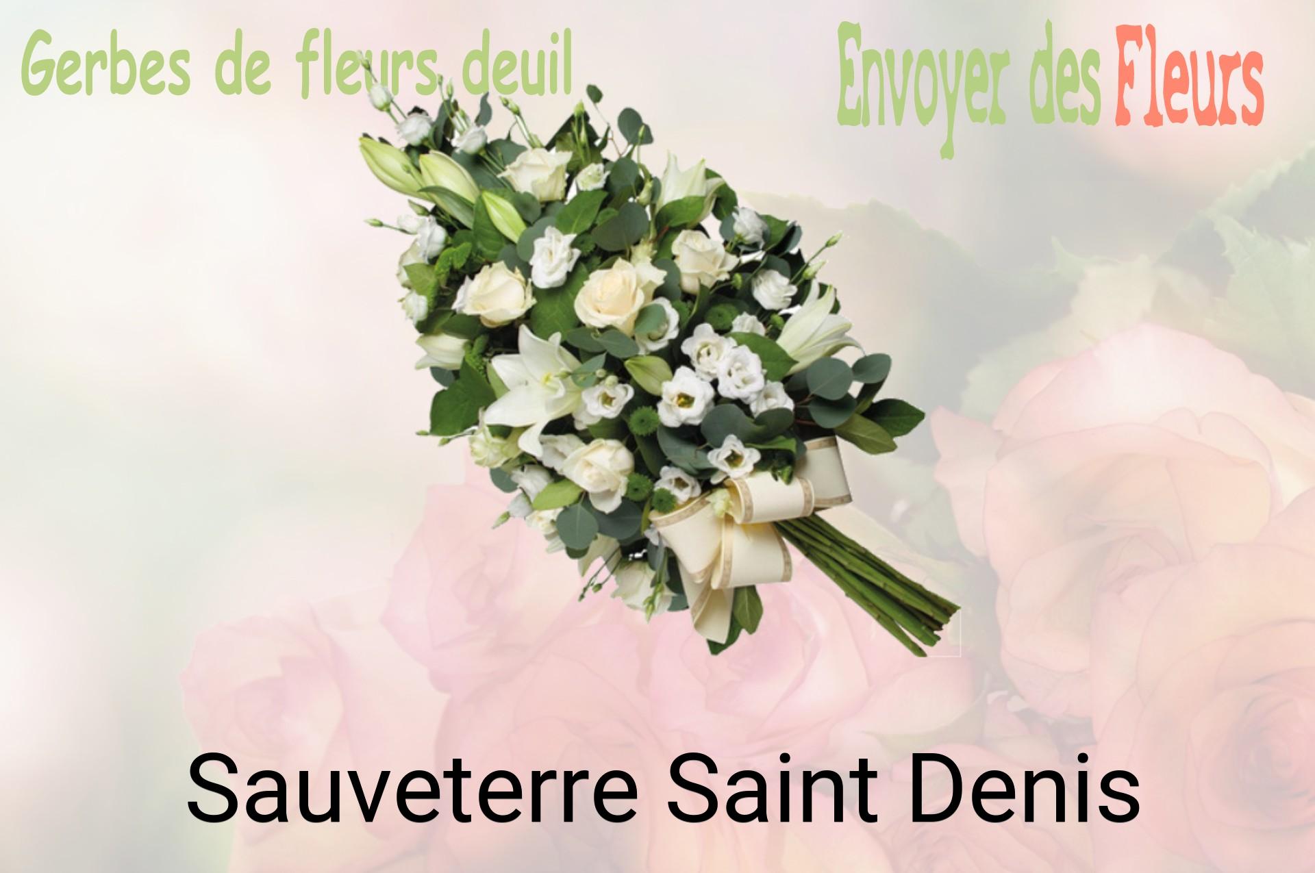 Gerbe de fleurs de deuil livrée à Sauveterre-Saint-Denis